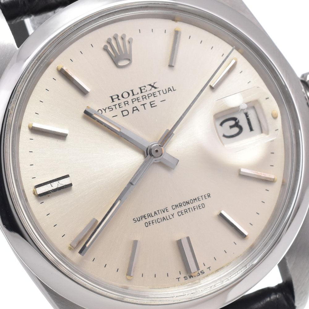 ROLEX Oyster perpetual date 1500 vintage Cal.1570 Silver Dial Automatic Men's
 Watch R#149257