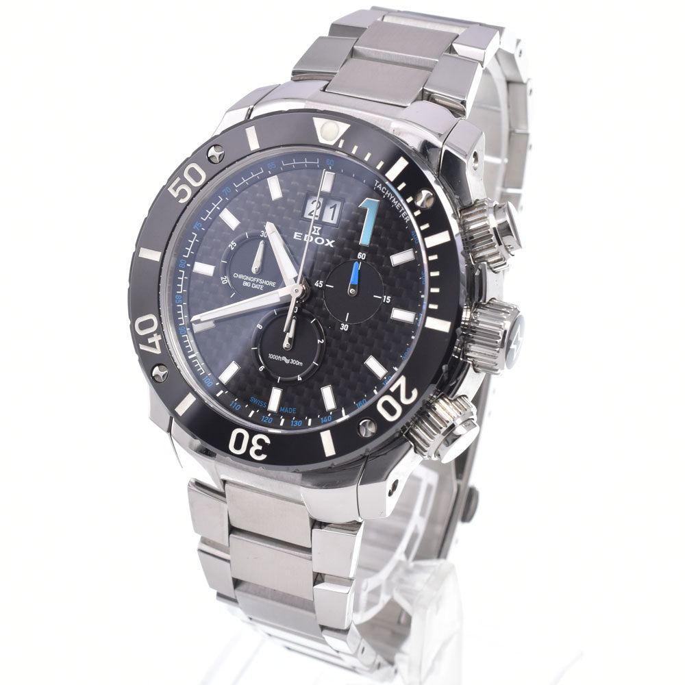 with paper EDOX Class 1 chrono offshore 10020 Black / blue Dial Quartz Men's
 Watch R#149260
