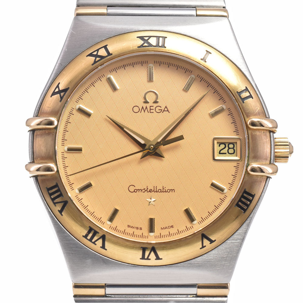 OMEGA Constellation 1312.10 Stainless Steel / K18YG Date gold Dial Quartz Men's
 Watch A#149266