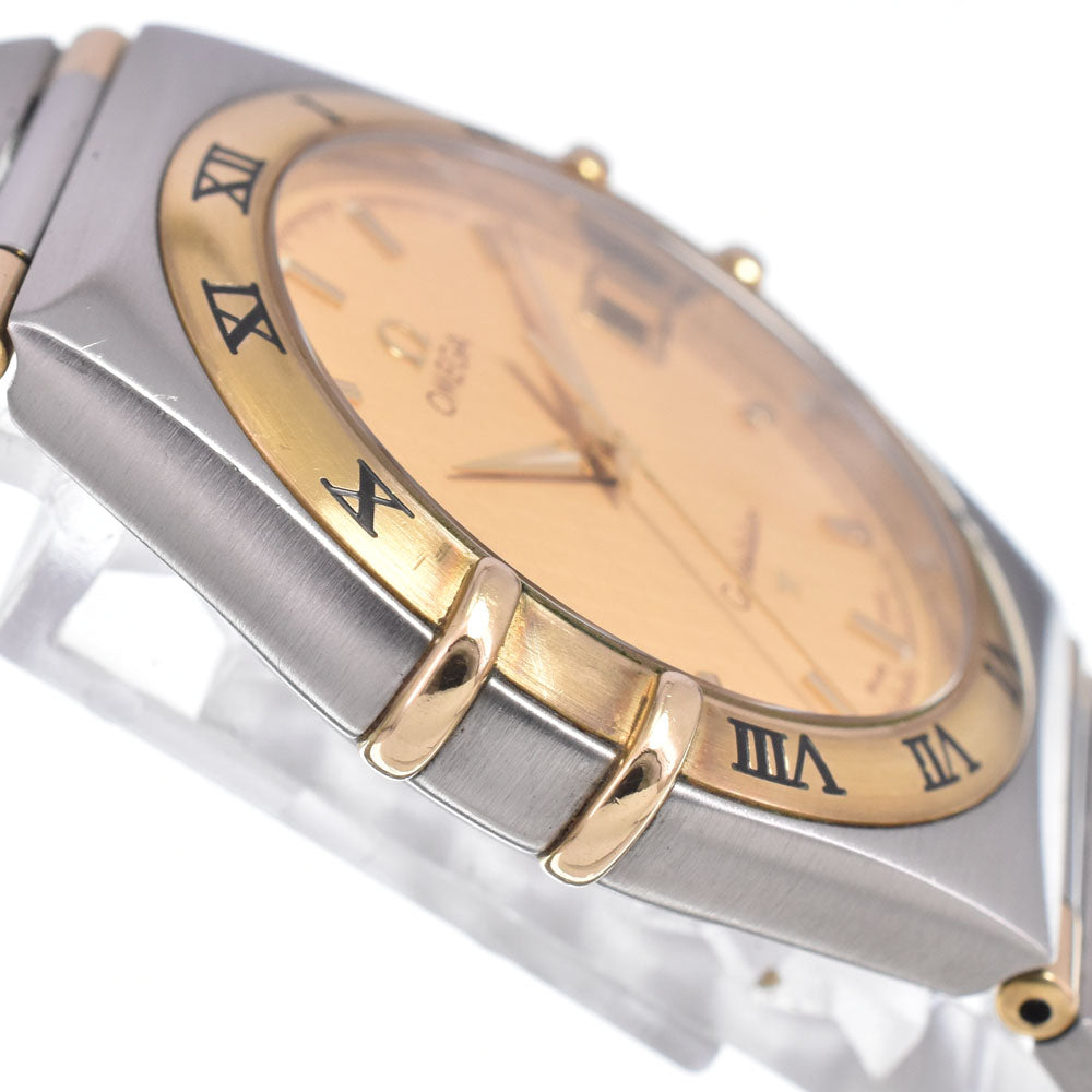 OMEGA Constellation 1312.10 Stainless Steel / K18YG Date gold Dial Quartz Men's
 Watch A#149266