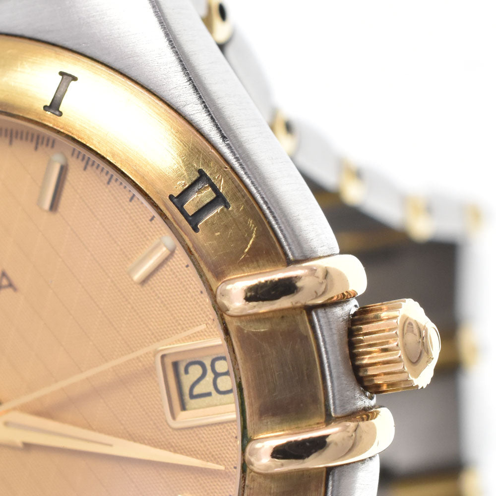 OMEGA Constellation 1312.10 Stainless Steel / K18YG Date gold Dial Quartz Men's
 Watch A#149266