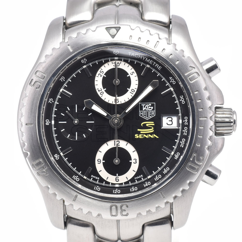 TAG HEUER Link Ayrton Senna limited model CT5114 Chronograph black Dial Automatic Men's
 Watch R#149268