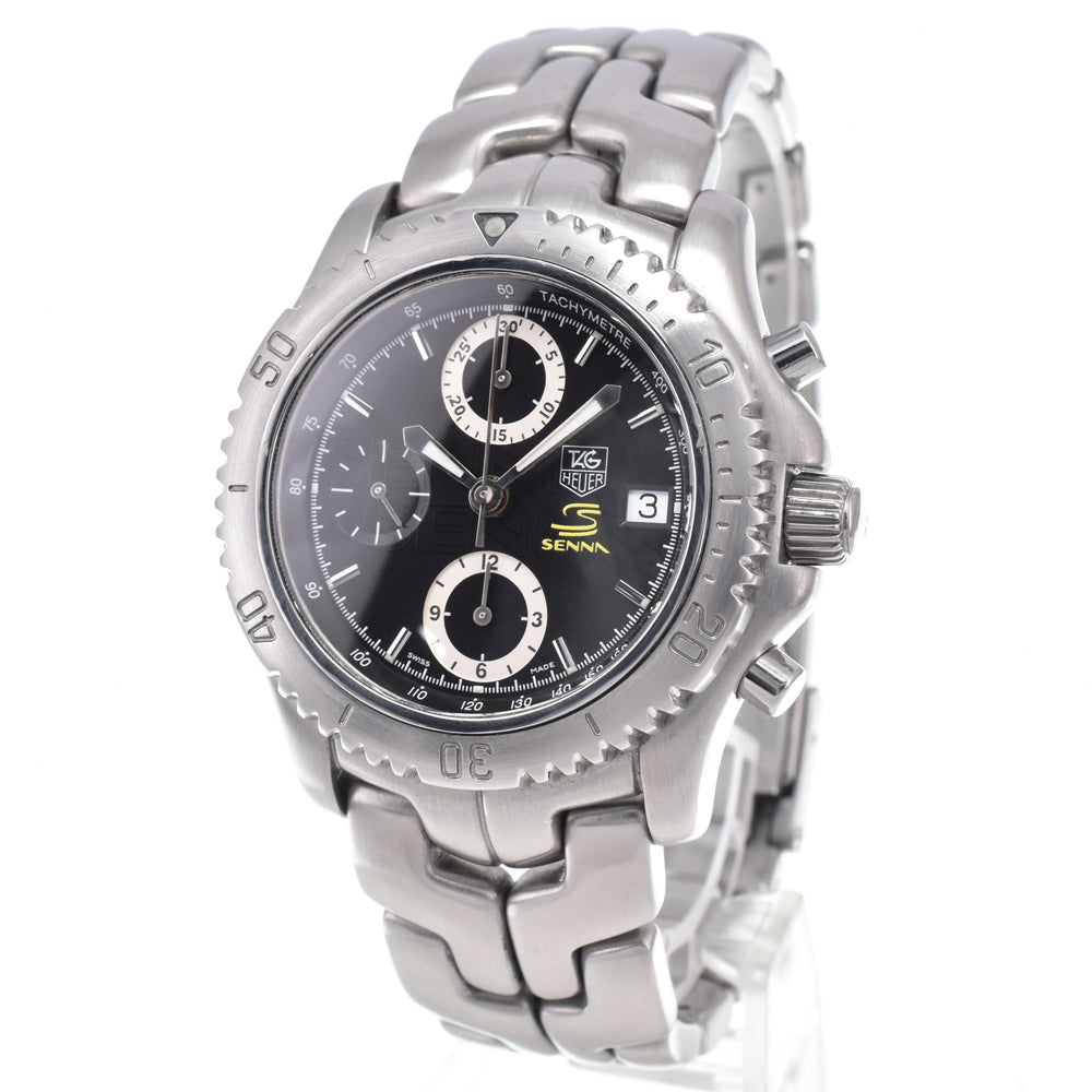 TAG HEUER Link Ayrton Senna limited model CT5114 Chronograph black Dial Automatic Men's
 Watch R#149268