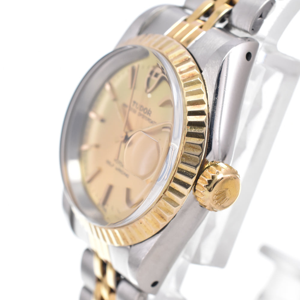 with paper TUDOR Princess Oyster Date 92413 gold Dial Automatic Ladies
 Watch R#149272