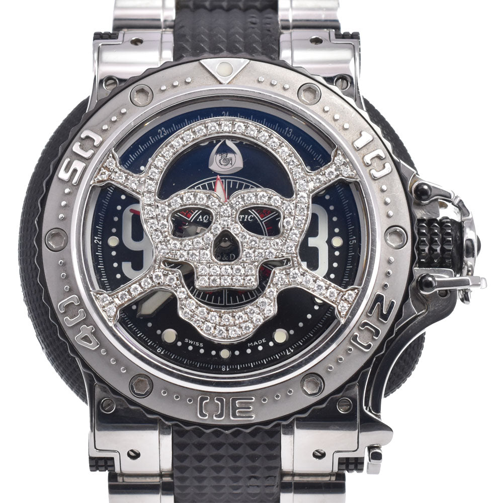 AQUANAUTIC King Subcommander Masked Skull D NK3H01168 diamond black Dial Automatic Men's
 Watch A#149286