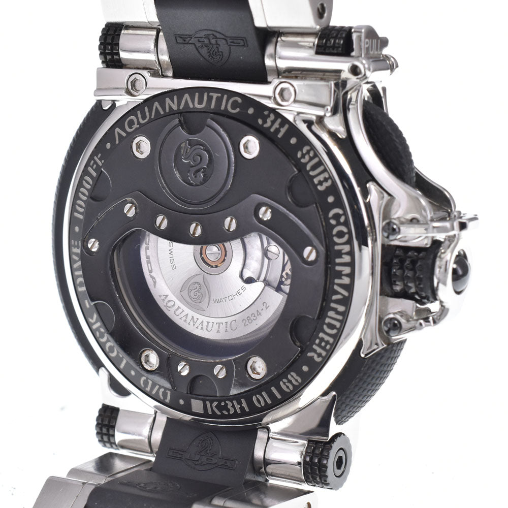 AQUANAUTIC King Subcommander Masked Skull D NK3H01168 diamond black Dial Automatic Men's
 Watch A#149286