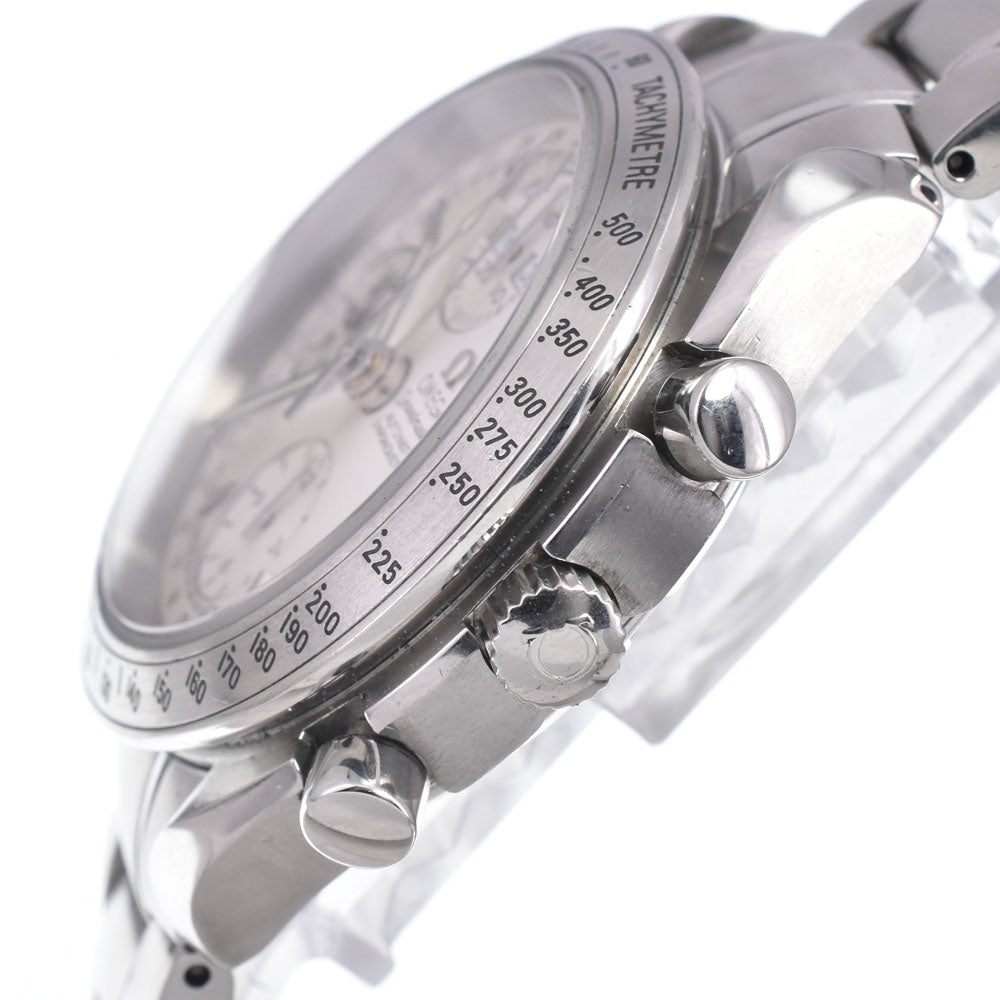 with paper OMEGA Speedmaster 3221.30 Triple calendar chronograph Silver Dial Automatic Men's
 Watch A#149287