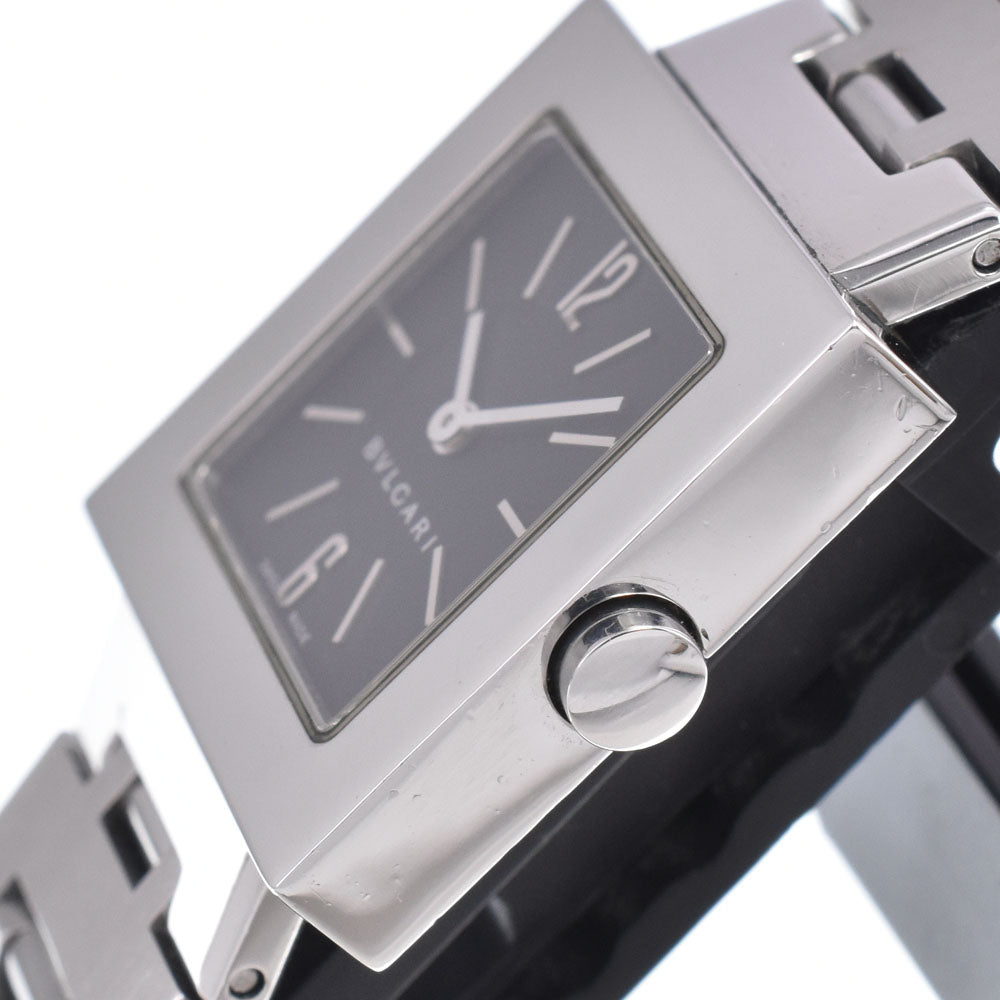 BVLGARI Quadlard SQ22SS black Dial Quartz Ladies
 Watch A#149290