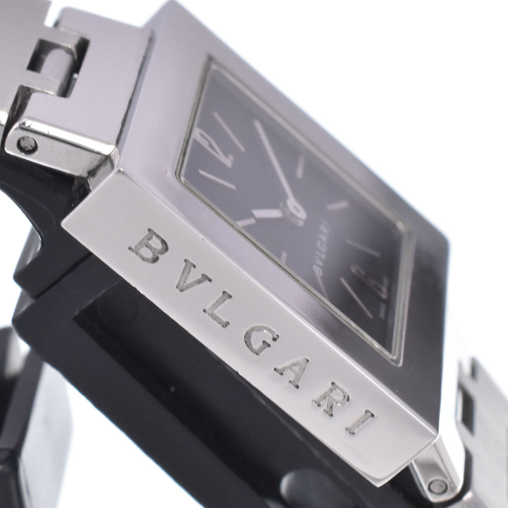 BVLGARI Quadlard SQ22SS black Dial Quartz Ladies
 Watch A#149290