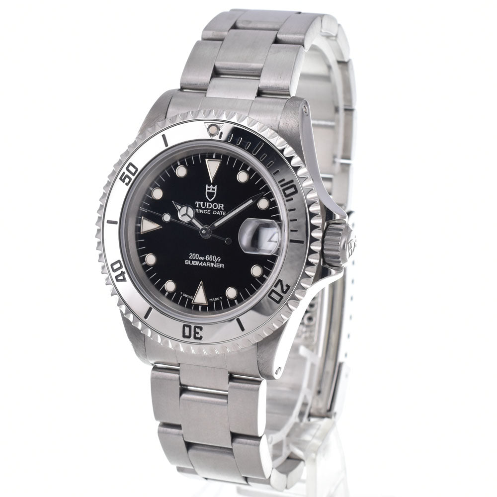 with paper TUDOR Submarina Date 79190 black Dial Automatic Men's
 Watch R#149292