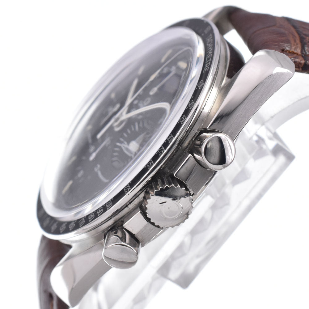 OMEGA speedmaster moon phase 345.0809 vintage Cal.866 Chronograph black Dial Hand Winding Men's
 Watch Z#149293