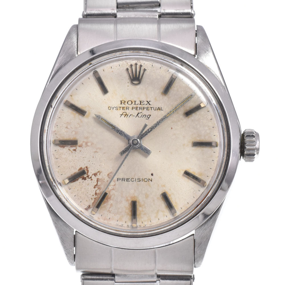 ROLEX Oyster Perpetual Air King 5500 vintage Cal.1520 Silver Dial Automatic Men's
 Watch R#149295
