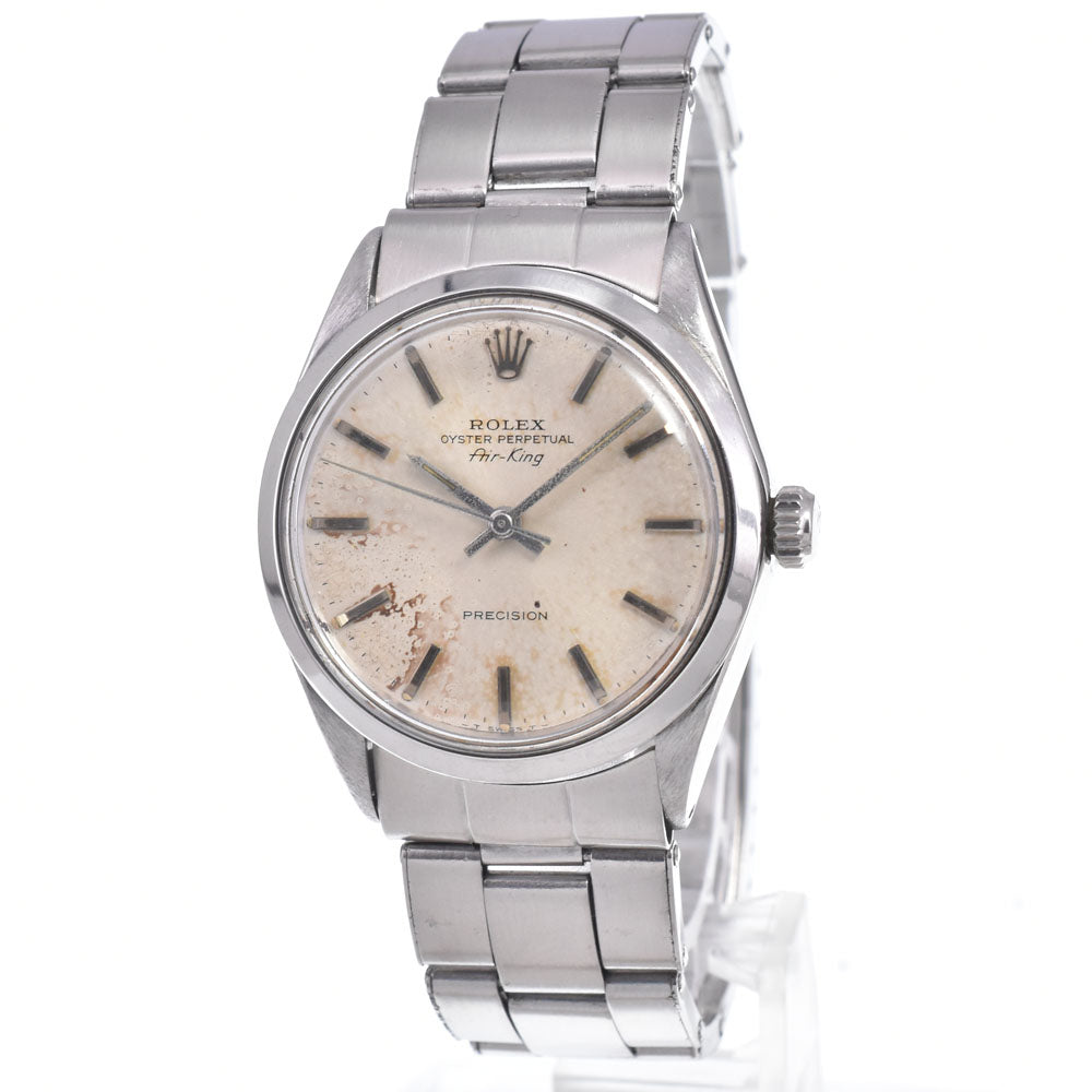ROLEX Oyster Perpetual Air King 5500 vintage Cal.1520 Silver Dial Automatic Men's
 Watch R#149295
