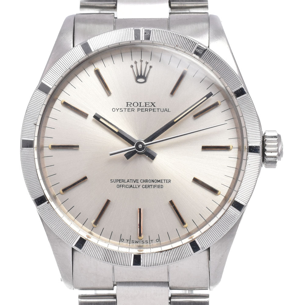ROLEX Oyster perpetual 1007 Cal.1570 Silver Dial Automatic Men's
 Watch R#149296