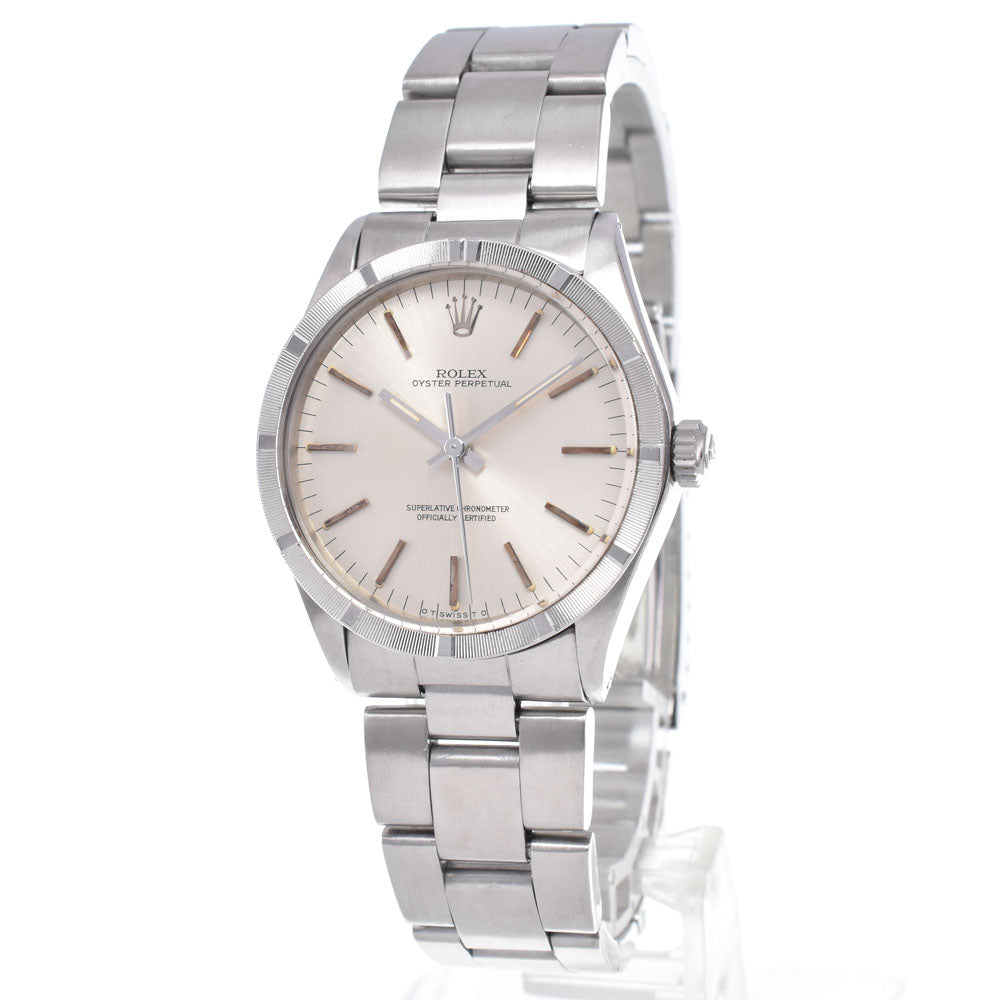 ROLEX Oyster perpetual 1007 Cal.1570 Silver Dial Automatic Men's
 Watch R#149296