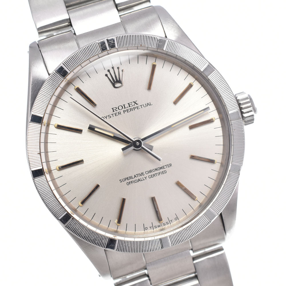 ROLEX Oyster perpetual 1007 Cal.1570 Silver Dial Automatic Men's
 Watch R#149296