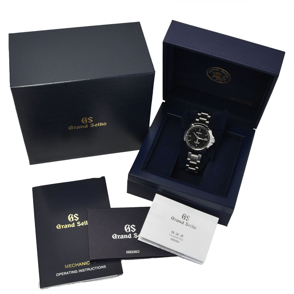 with paper SEIKO グランドセイコー メカニカル マスターショップ限定 SBGR067/9S65-00F0 black Dial Automatic Men's
 Watch A#149297