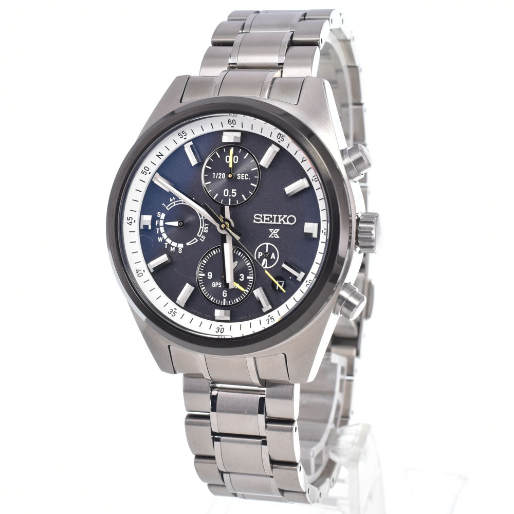 SEIKO Prospex Speed Timer SBED011/5X83-0AH00-1 Date black Dial GPS