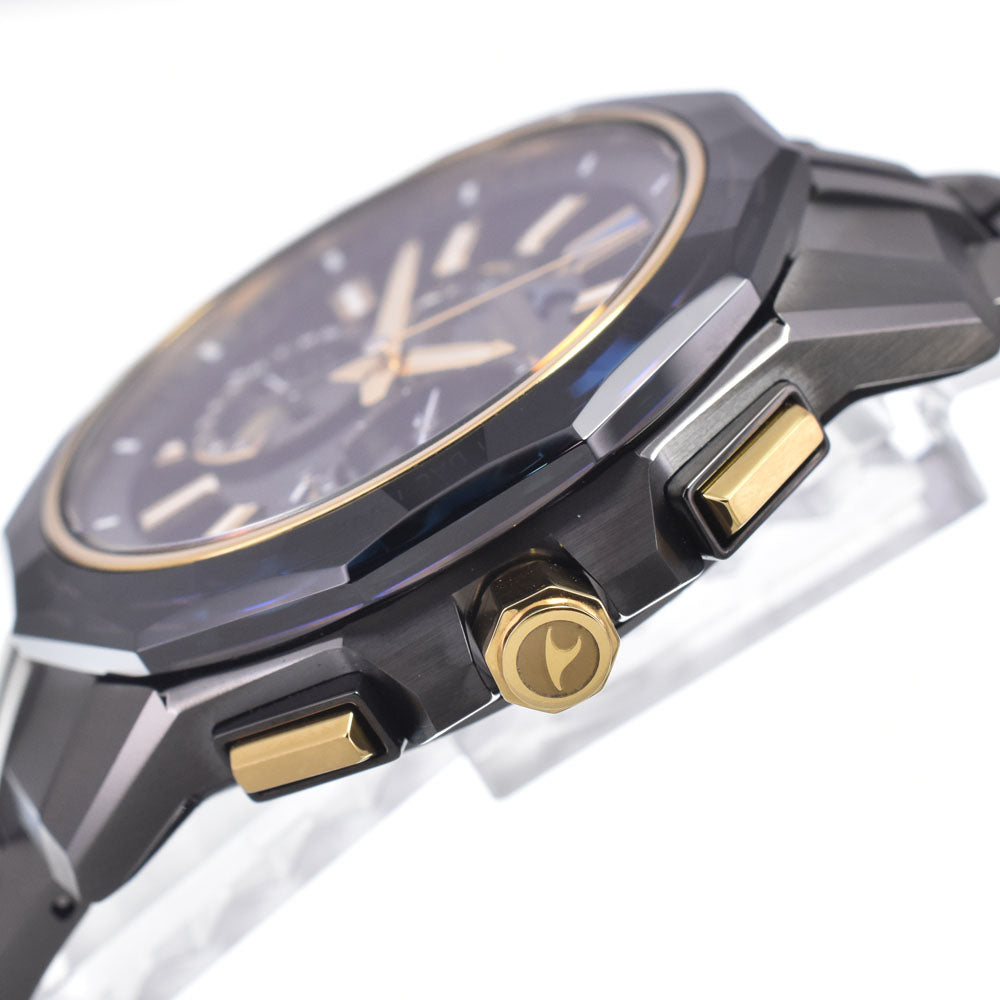 with paper CASIO Manta SG1000 Series OCW-SG1000ZE-1AJR World limited 350 black Dial Radio Sync Solar Men's
 Watch Q#149300