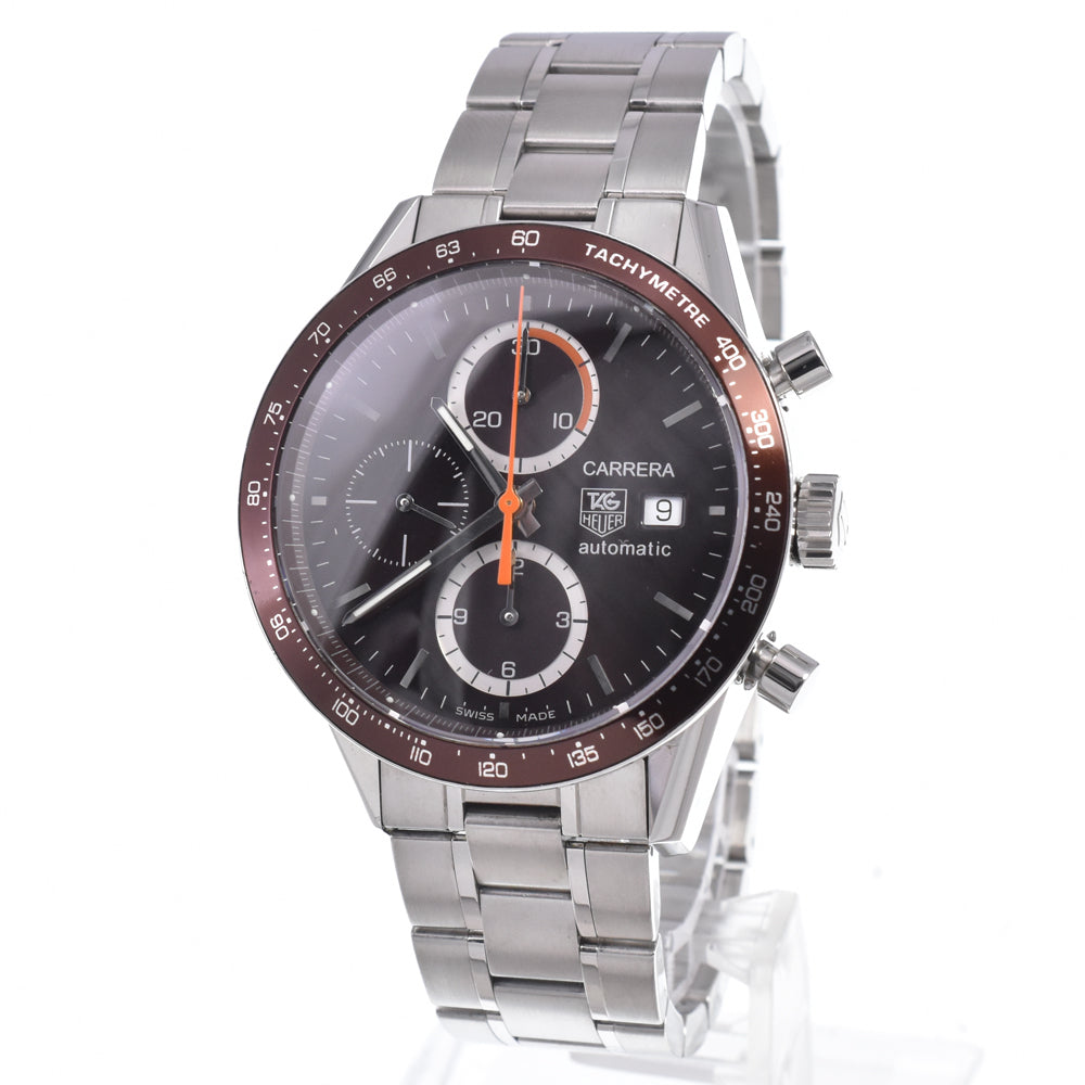 TAG HEUER Carrera CV2013-5 Chronograph Brown Dial Automatic Men's
 Watch R#149302