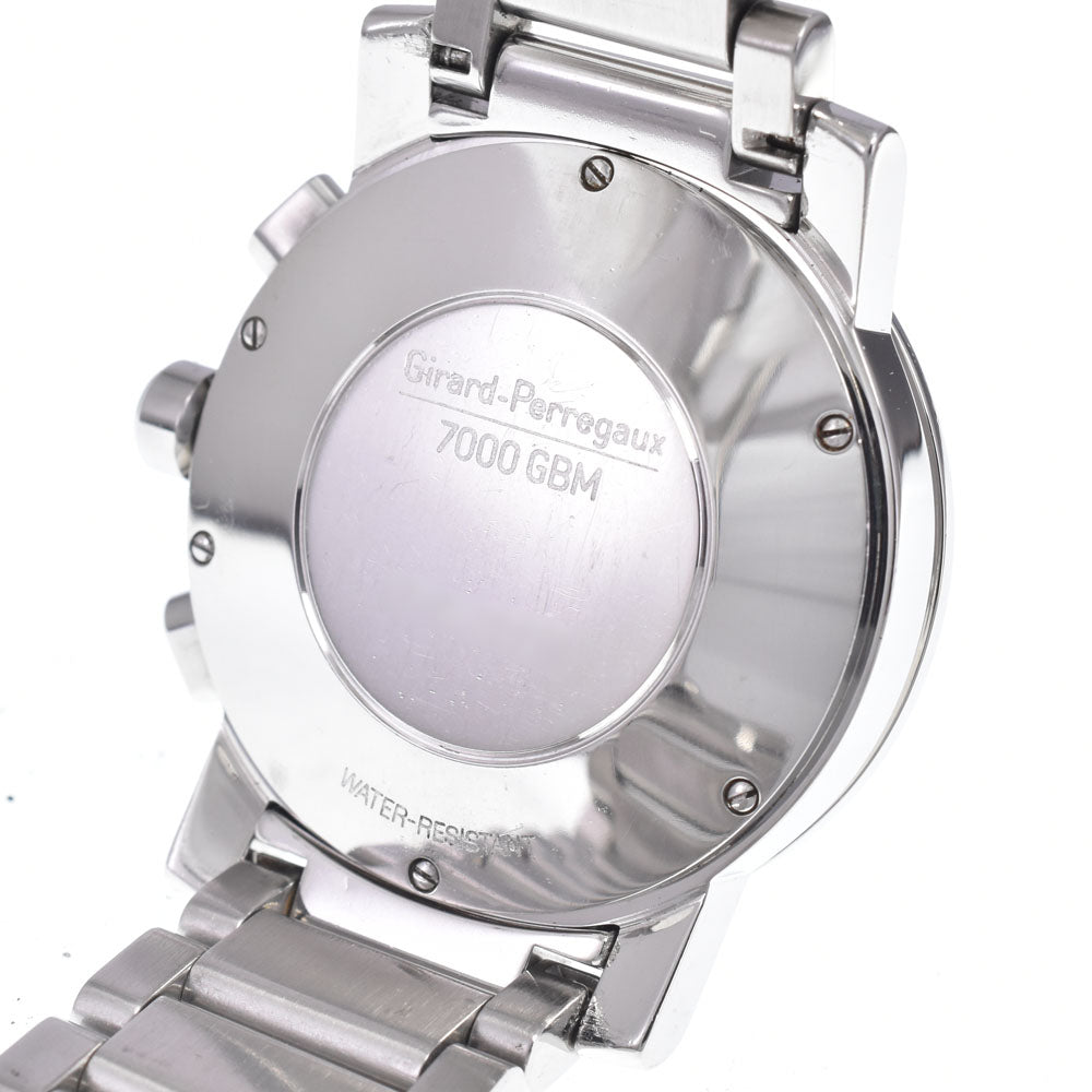 GIRARD-PERREGAUX Gold Plated 7000 7000GBM Chronograph Date white Dial Automatic Men's
 Watch Q#149304