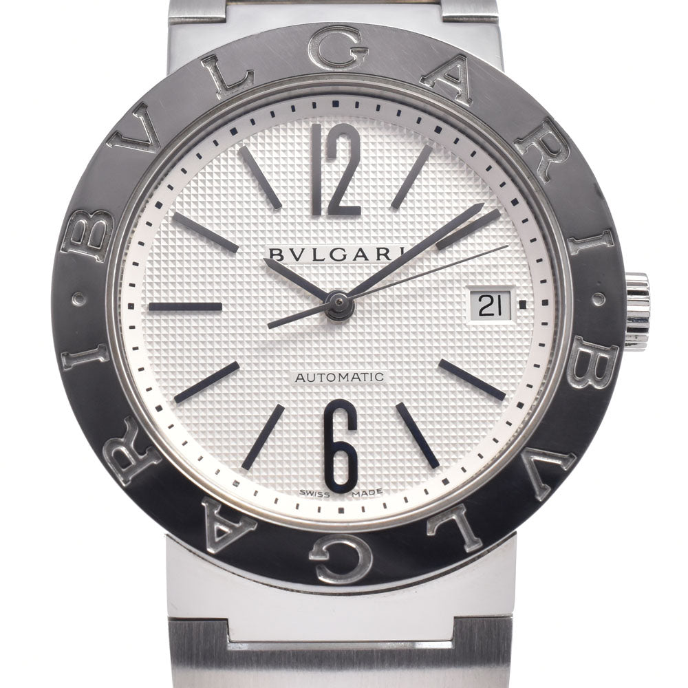BVLGARI Bvlgari Bvlgari BB38WSSD Date Silver Dial Automatic Men's
 Watch A#149307