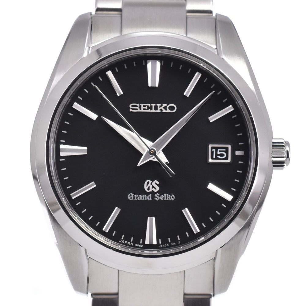 SEIKO Grand Seiko 9F62-0AB0 Date black Dial Quartz Men's
 Watch Q#149310