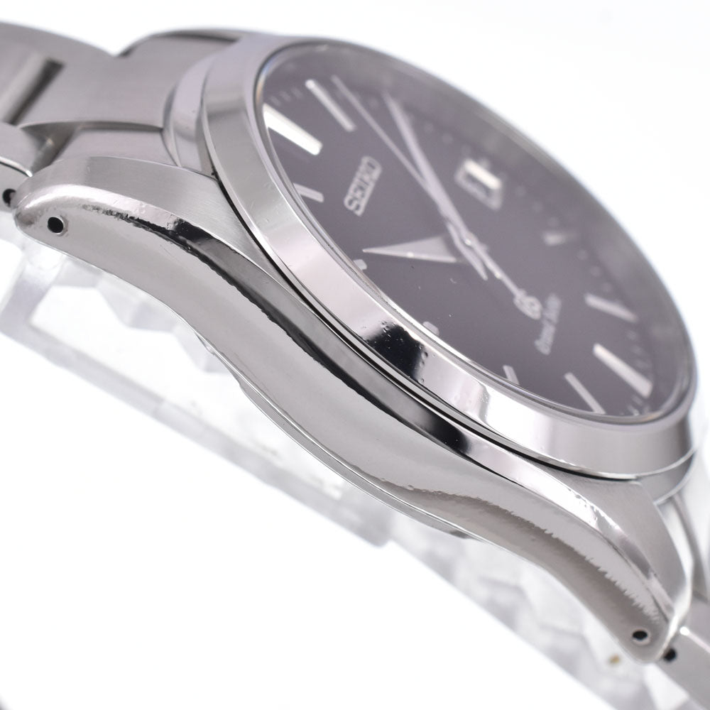 SEIKO Grand Seiko 9F62-0AB0 Date black Dial Quartz Men's
 Watch Q#149310