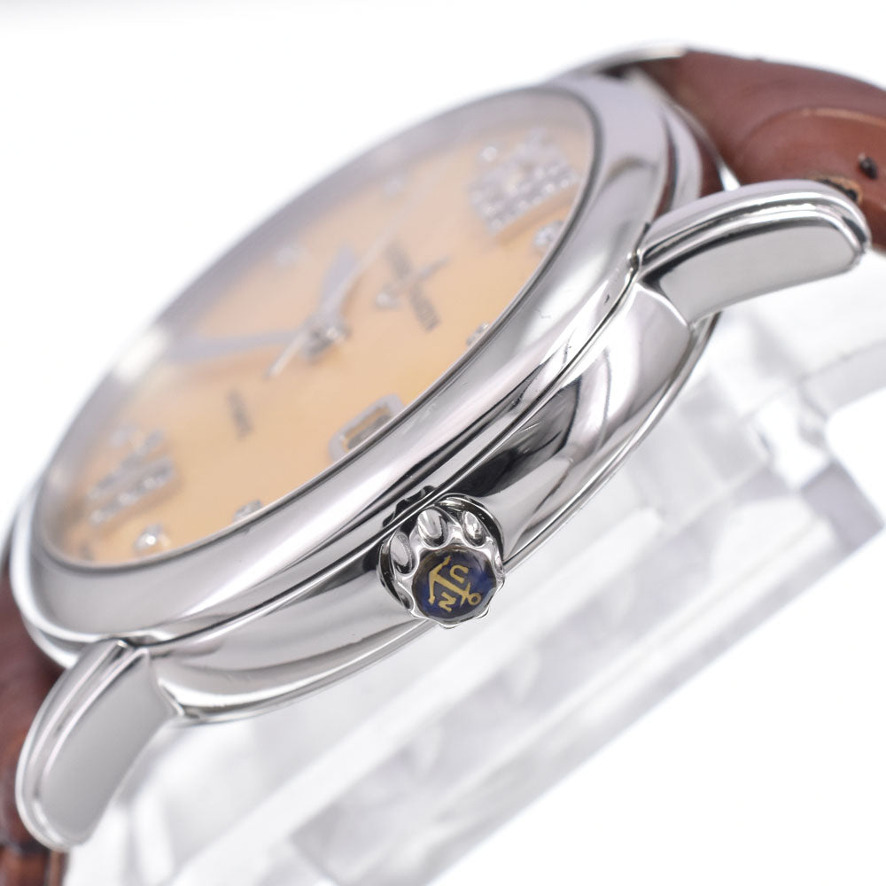 with paper Ulysse Nardin San Marco 133-88-9 diamond Yellow shell Dial Automatic Ladies
 Watch Q#149311