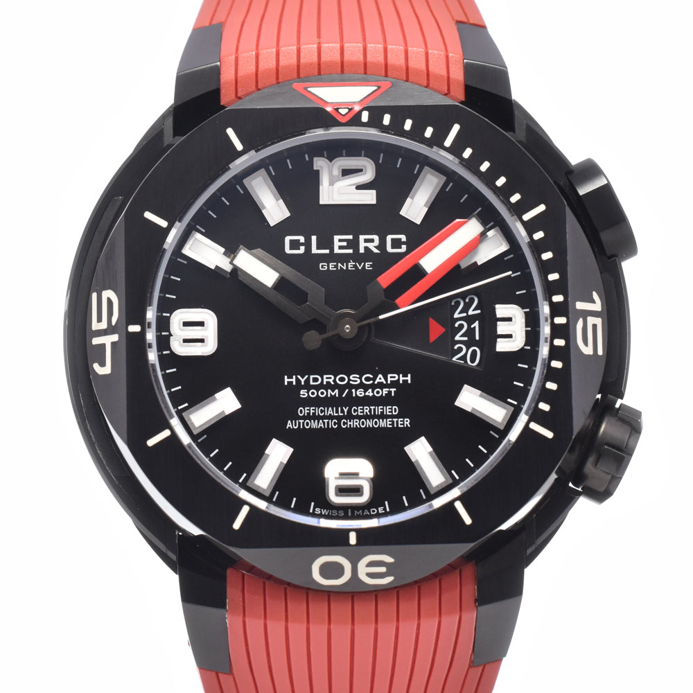 CLERC Hydroscuff H1 H1-4R.2.5 diver's watch black Dial Automatic Men's
 Watch R#149313