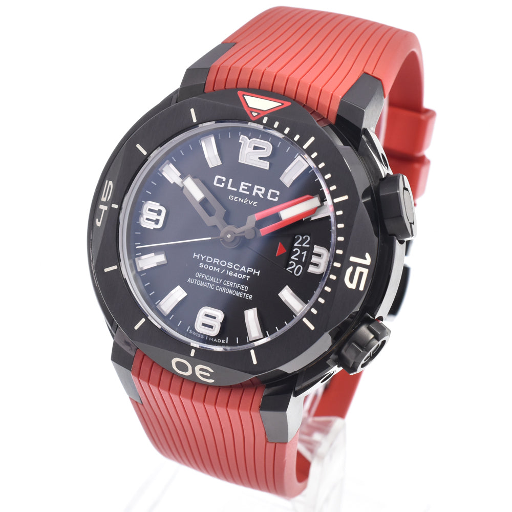 CLERC Hydroscuff H1 H1-4R.2.5 diver's watch black Dial Automatic Men's
 Watch R#149313