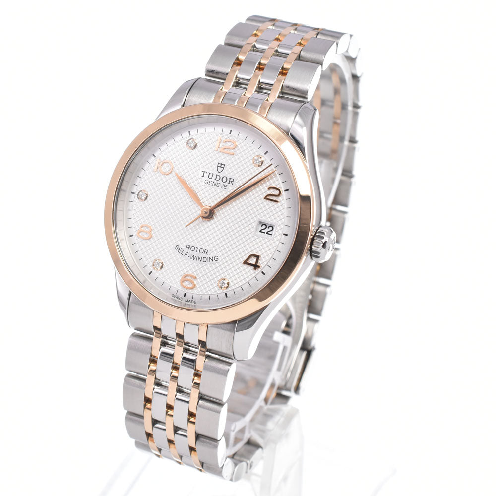 with paper TUDOR 1926 Ref.91451 Date 5P Diamond Silver / Rose Gold Dial Automatic Men's
 Watch A#149318