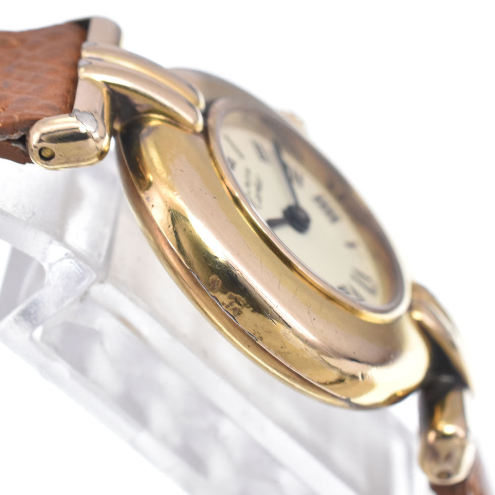 CARTIER Must Collize Vermeil Ivory Dial Quartz Ladies
 Watch D#149319