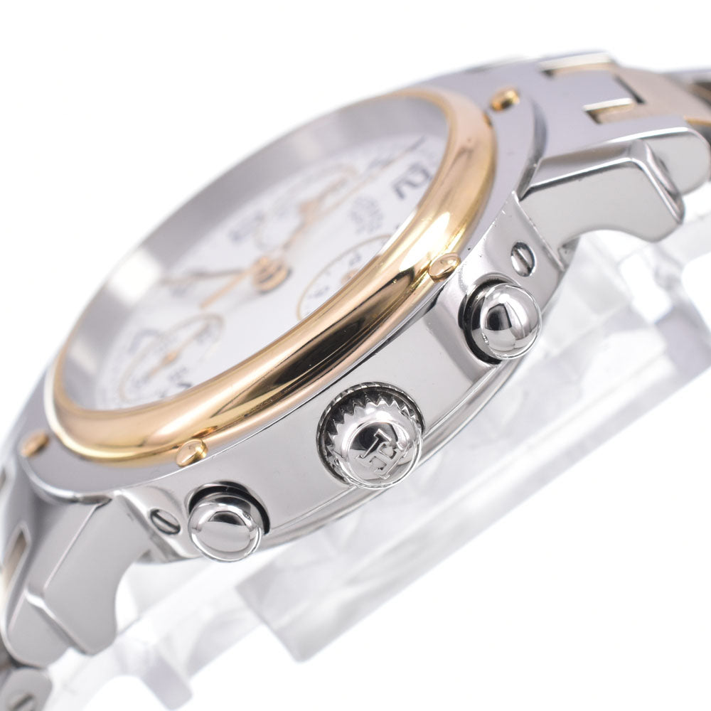 with paper HERMES Clipper CL1.320 Chronograph white Dial Quartz Ladies
 Watch R#149320
