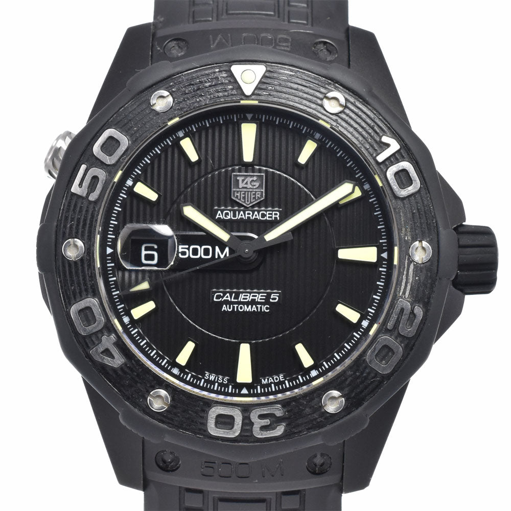 TAG HEUER Aqua racer WAJ2180 Caliber 5 Date black Dial Automatic Men's
 Watch R#149321