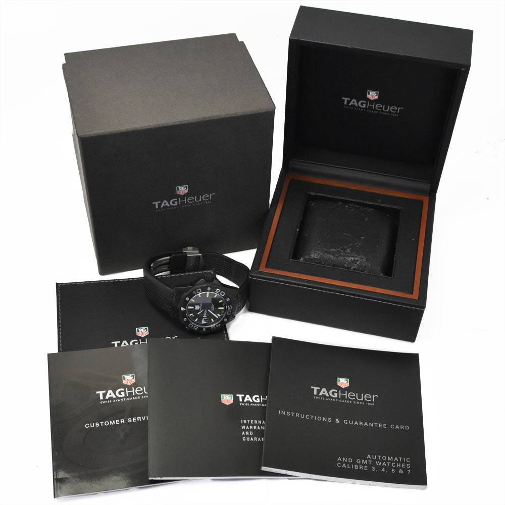 TAG HEUER Aqua racer WAJ2180 Caliber 5 Date black Dial Automatic Men's
 Watch R#149321