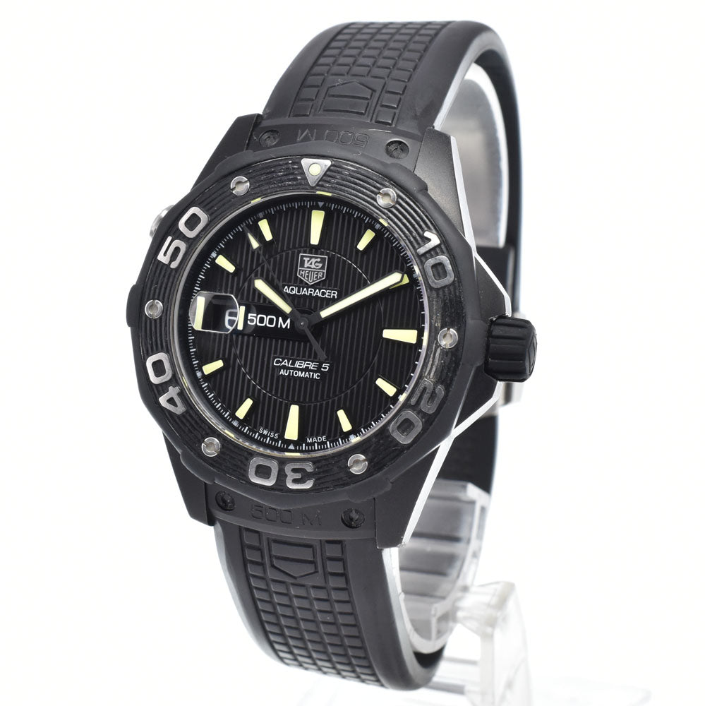 TAG HEUER Aqua racer WAJ2180 Caliber 5 Date black Dial Automatic Men's
 Watch R#149321