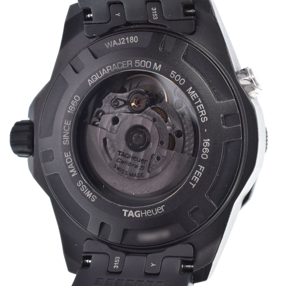 TAG HEUER Aqua racer WAJ2180 Caliber 5 Date black Dial Automatic Men's
 Watch R#149321