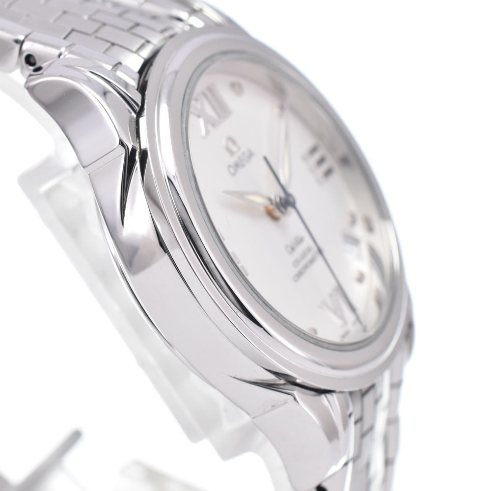 with paper OMEGA De Ville Coaxial 4581.31.0﻿0 Date white Dial Automatic Ladies
 Watch R#149323