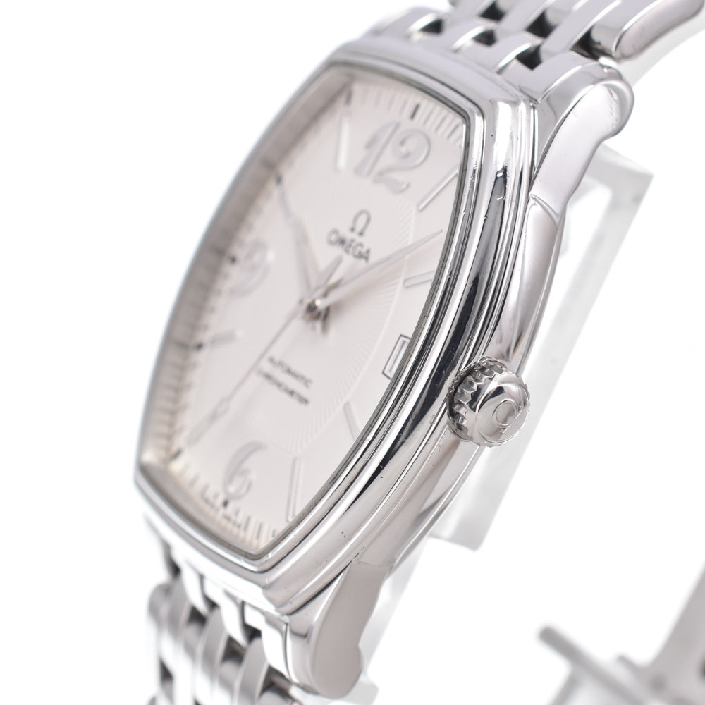 OMEGA De Ville Prestige Tonneau 4503.21 Date Silver Dial Automatic Men's
 Watch R#149329