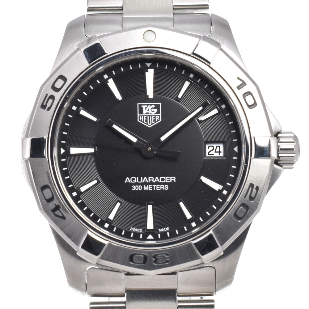 with paper TAG HEUER Aqua racer WAP1110 Date black Dial Quartz Men's
 Watch R#149332