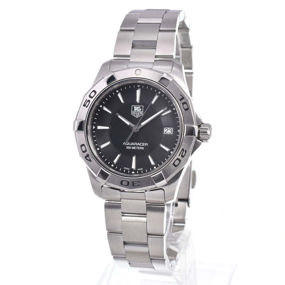 with paper TAG HEUER Aqua racer WAP1110 Date black Dial Quartz Men's
 Watch R#149332