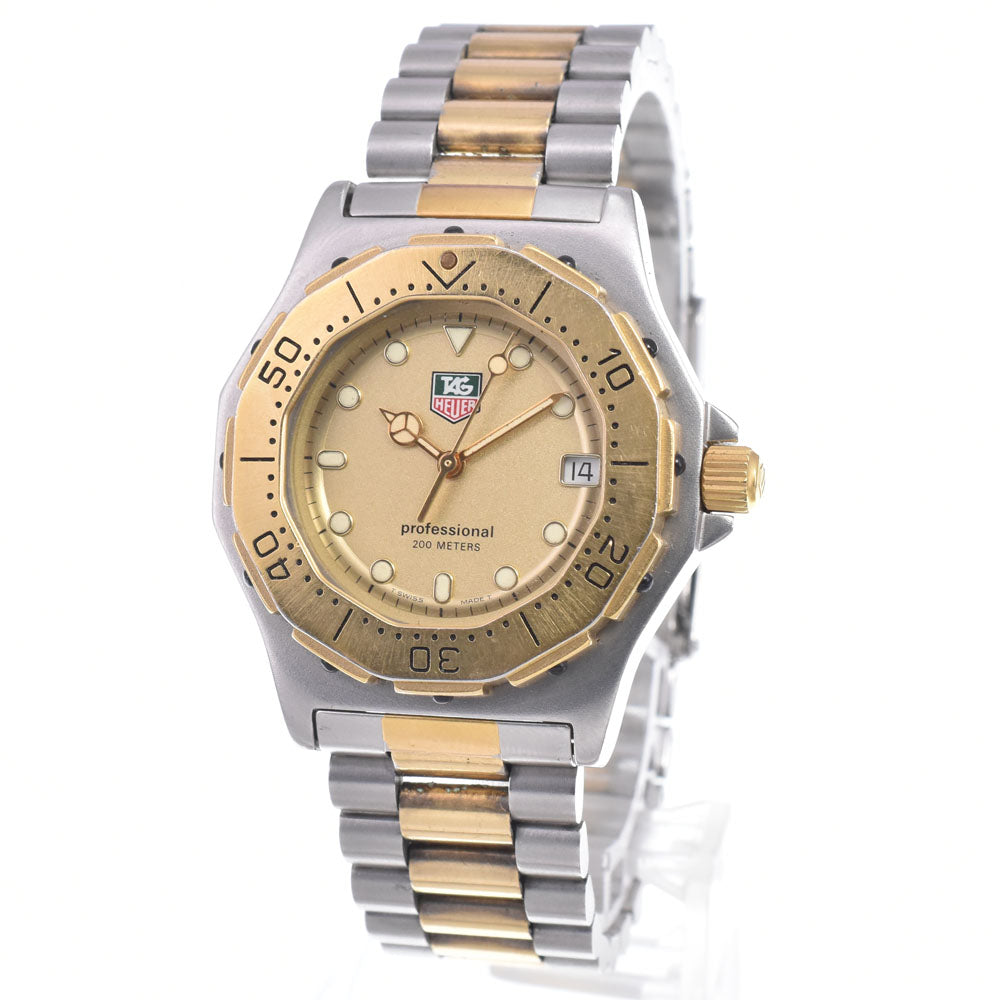 TAG HEUER Professional 200 m 935.413 Date gold Dial Quartz Boy's
 Watch C#149336