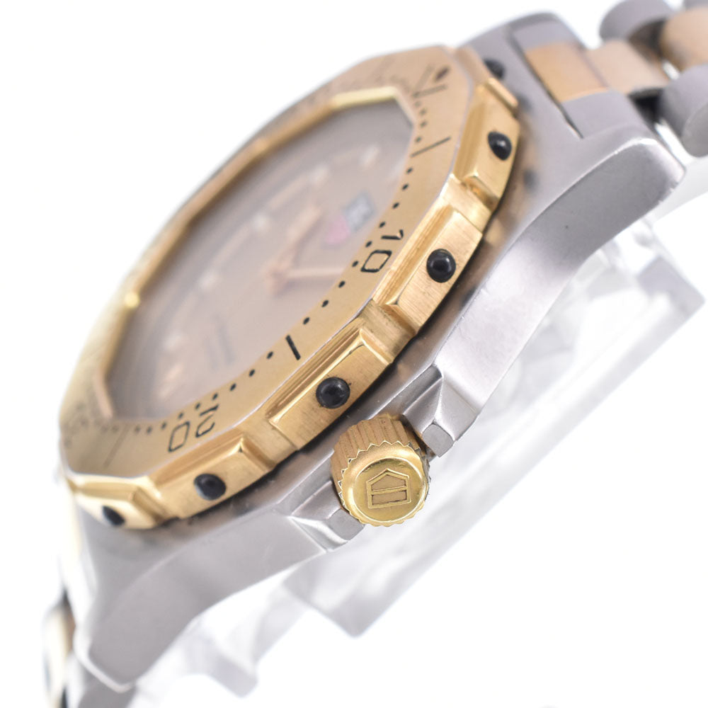 TAG HEUER Professional 200 m 935.413 Date gold Dial Quartz Boy's
 Watch C#149336