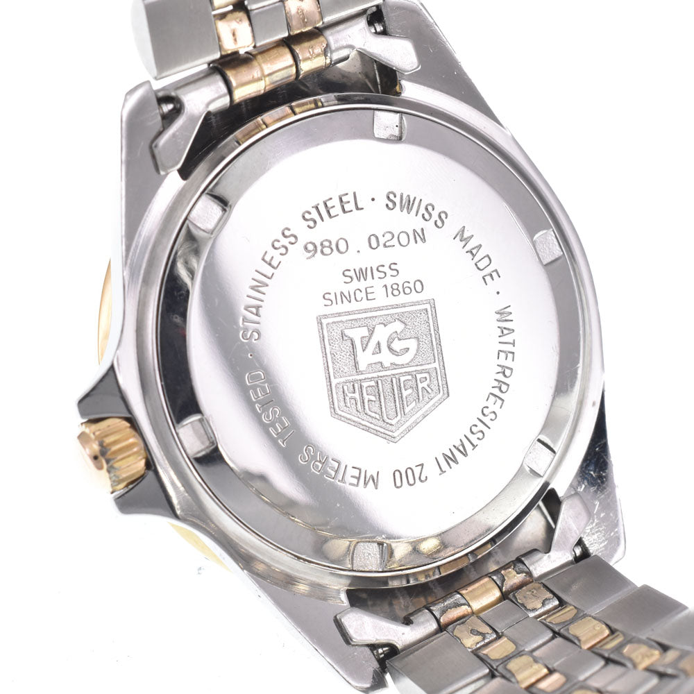 TAG HEUER 1000 series professional 980.020N vintage Date black Dial Quartz Men's
 Watch R#149339