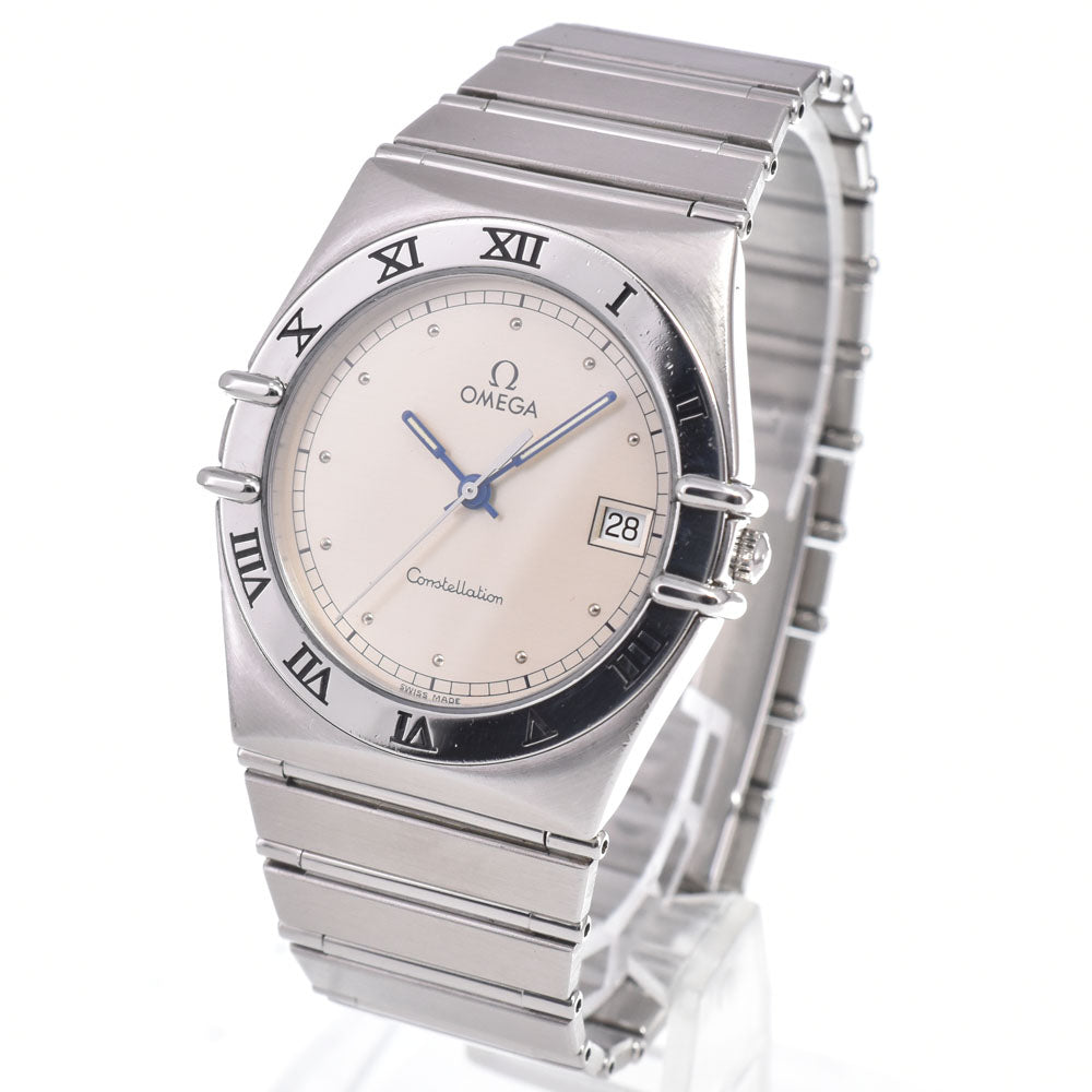 OMEGA Constellation 1510.30 date flat bezel Silver Dial Quartz Men's
 Watch A#149342