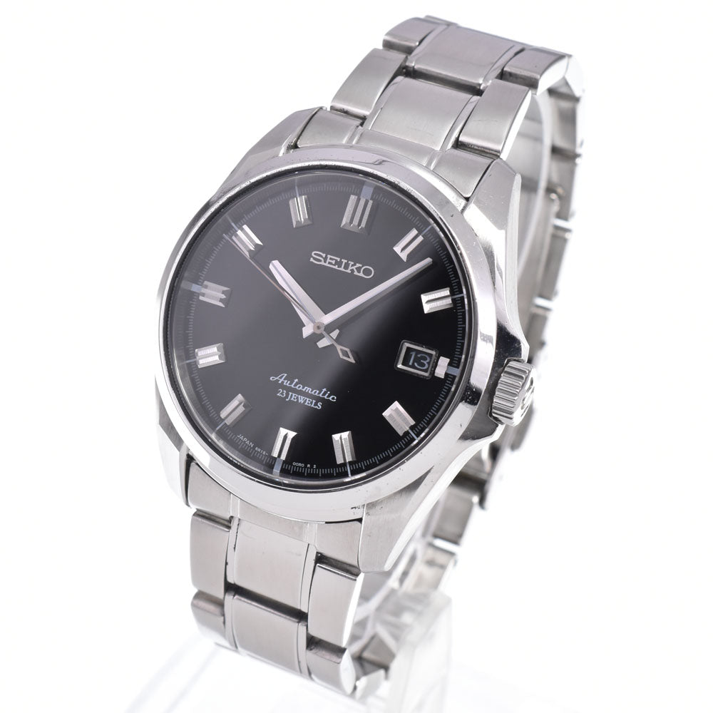 SEIKO mechanical 6R15-00H0/SARB021 see-through back black Dial Automatic Men's
 Watch R#149343