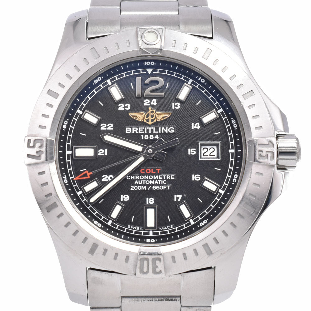 BREITLING Colt A17388 Chronometer Date black Dial Automatic Men's
 Watch B#149346