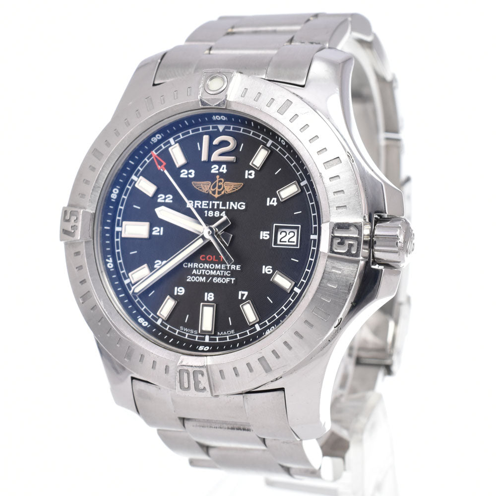 BREITLING Colt A17388 Chronometer Date black Dial Automatic Men's
 Watch B#149346