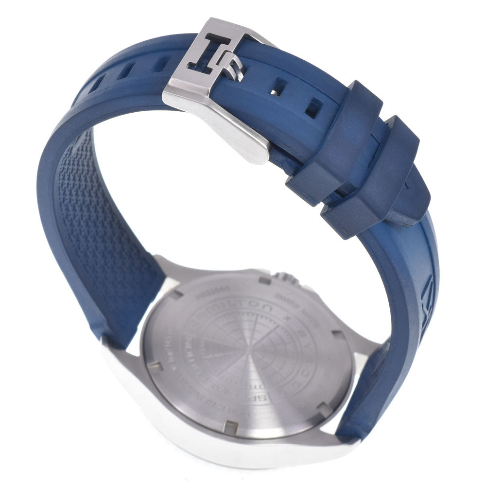with paper HAMILTON Khaki Navy Scuba Auto H82385340 Scirocco Special Edition Blue / orange Dial Automatic Men's
 Watch R#149349